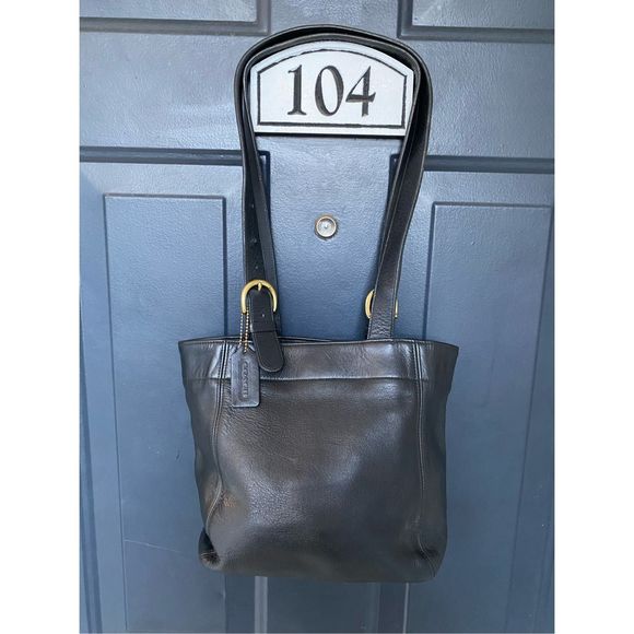 Coach Vintage Soho Buckle Bag Black Leather SHOULDER Purse, Style 4157 - Picture 2 of 13
